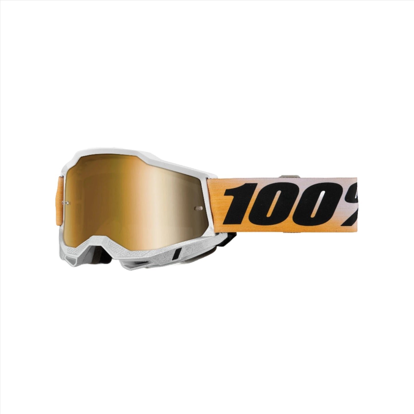 100 Percent Accuri 2 Goggles - One Size Fits Most -  Shiv - Mirror True Gold Lens