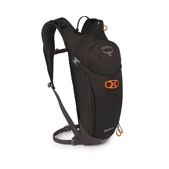 Osprey Siskin 8 Backpack with Reservoir - Black - 8L Pack - 2.5L Bladder