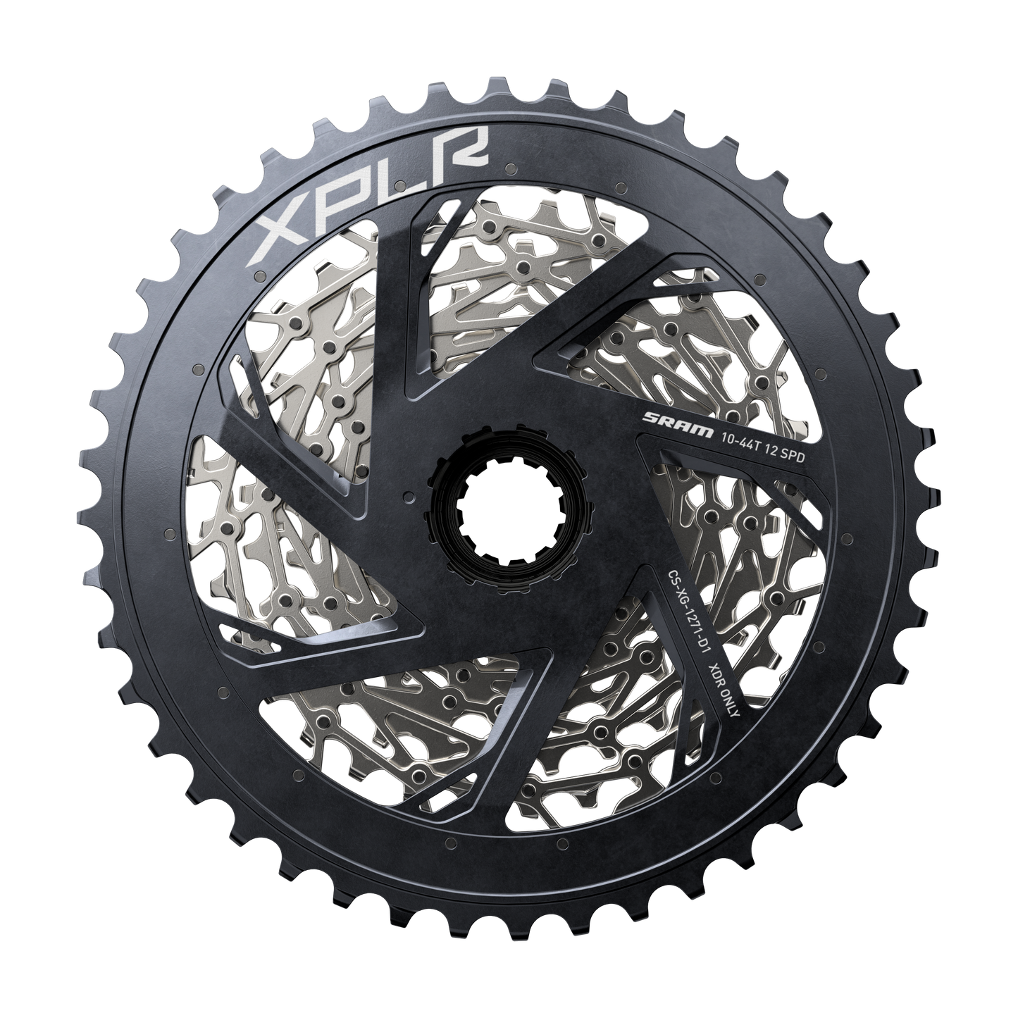 SRAM XPLR XG-1271 D1 12 Speed Cassette - 12 Speed - XDR Driver - 10-44T - Silver