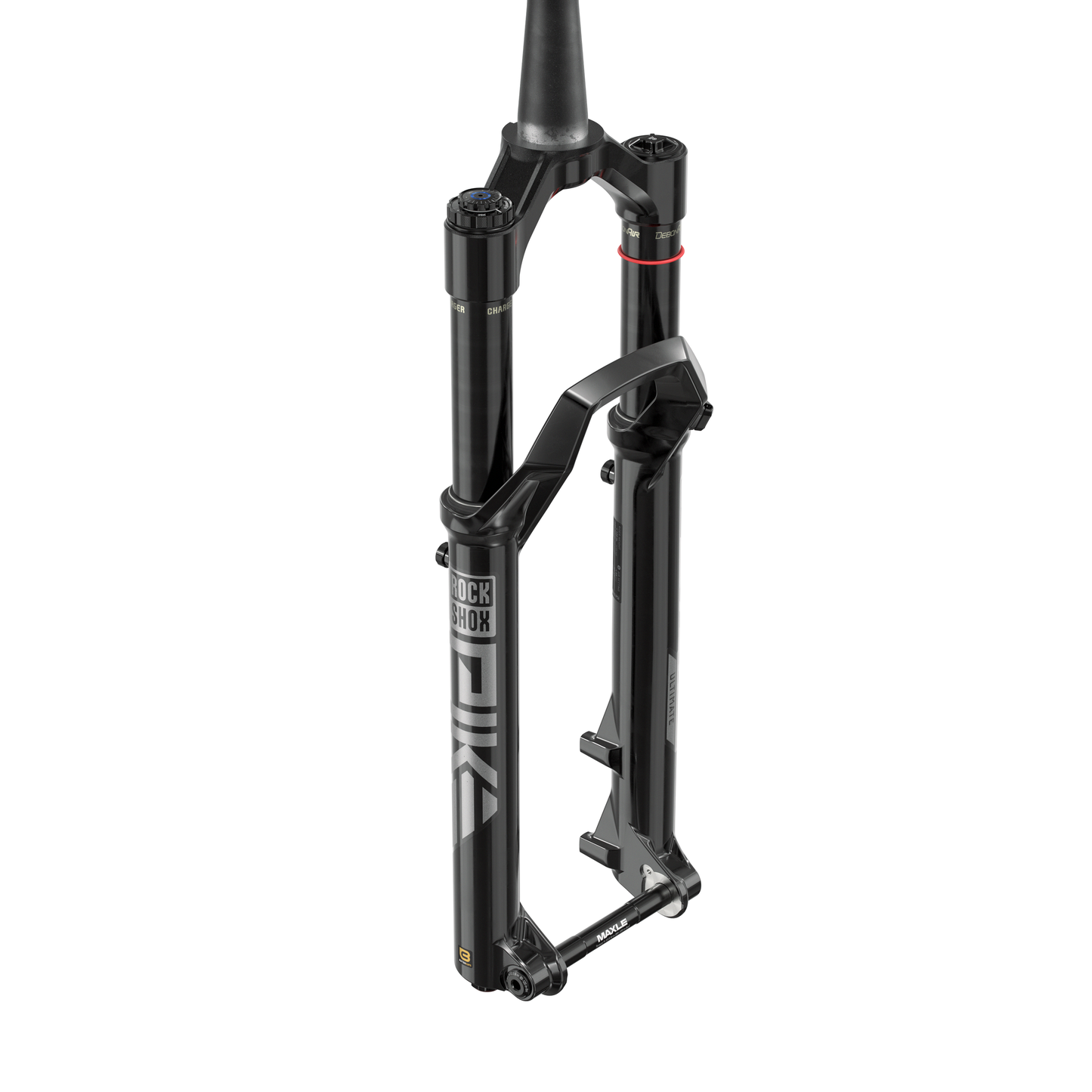 Rockshox Pike Ultimate Charger 3.1 RC2 Fork - 27.5 Inch - 1 1/8th - 1.5 Inch Tapered - 15x110mm Boost - 140mm Travel - 44mm - Charger 3.1 RC2 W/Buttercups - Gloss Black