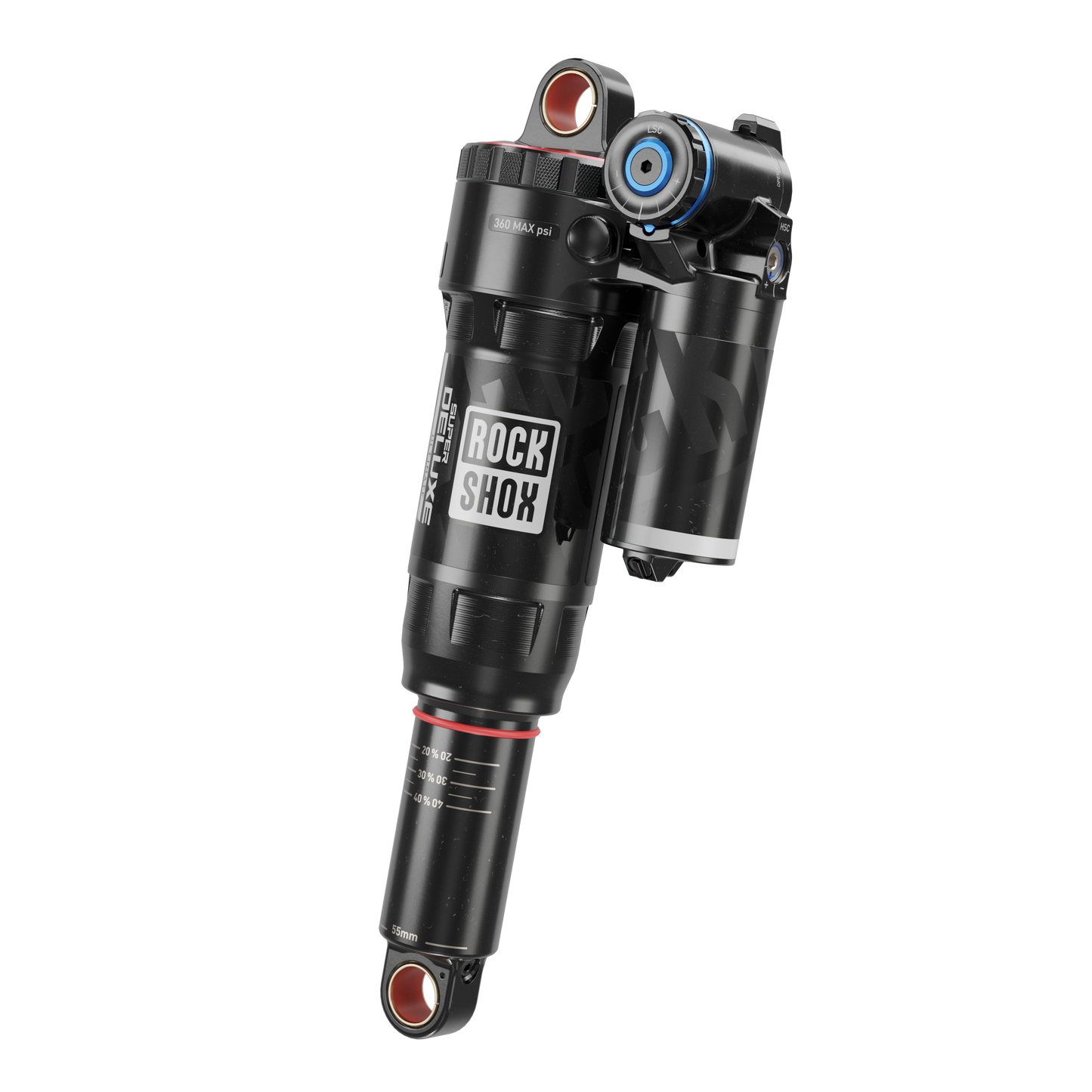 Rockshox Super Deluxe Ultimate RC2T C2 Shock - Dual Open-Eye Mount - 230X62mm (Metric) - DebonAir+ Linear Air Spring - Standard
