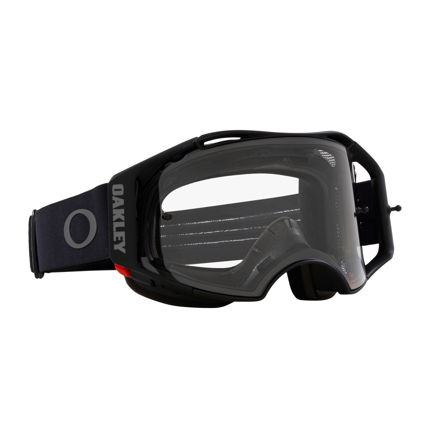 Oakley Airbrake MTB Goggles - One Size Fits Most - Black Gunmetal - Clear Lens