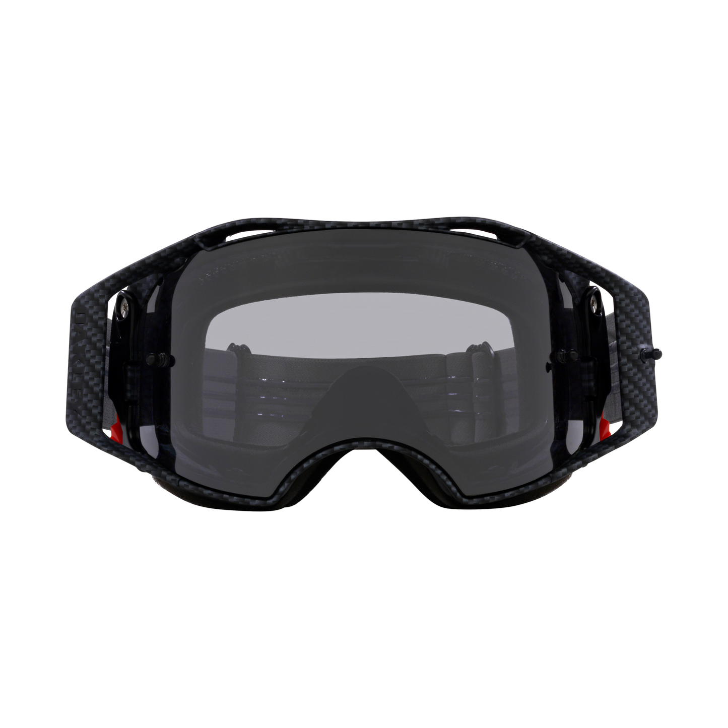 Oakley Airbrake MTB Goggles - One Size Fits Most - Carbon Fiber - Light Grey Lens