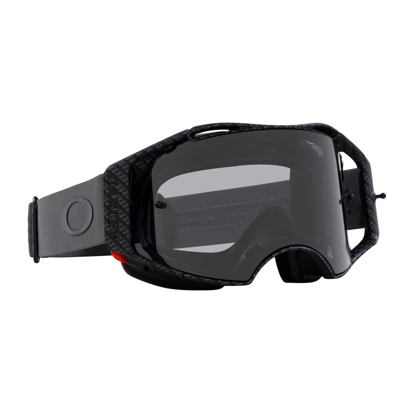 Oakley Airbrake MTB Goggles - One Size Fits Most - Carbon Fiber - Light Grey Lens