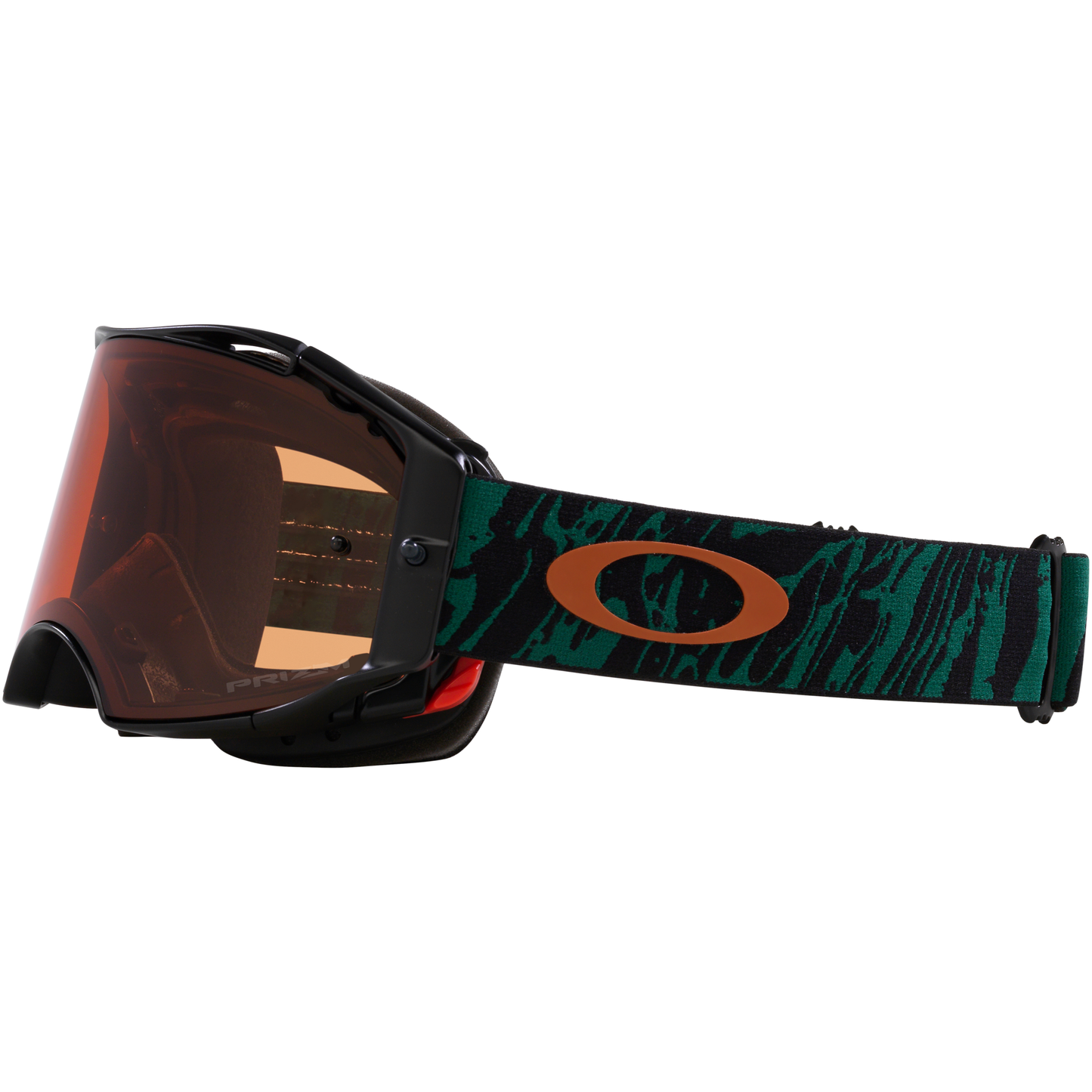Oakley Airbrake MTB Goggles - One Size Fits Most -  Viridian Striped - Prizm MX Bronze Lens