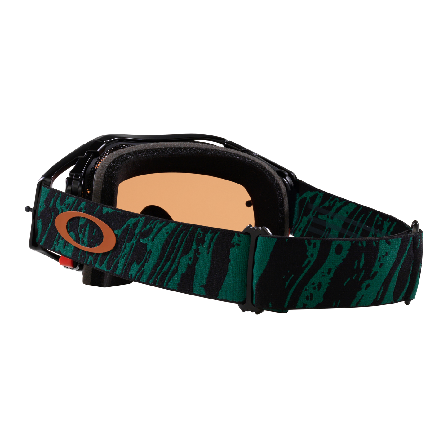 Oakley Airbrake MTB Goggles - One Size Fits Most -  Viridian Striped - Prizm MX Bronze Lens