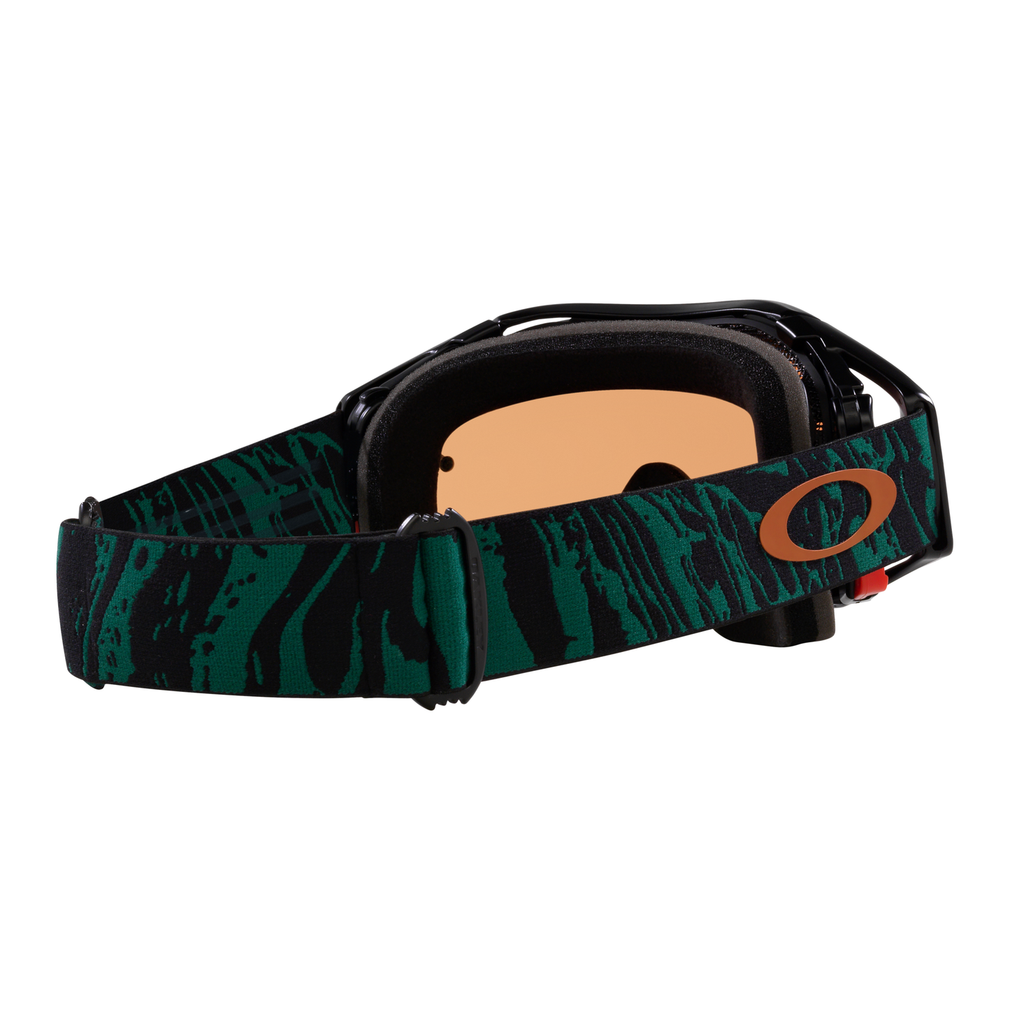 Oakley Airbrake MTB Goggles - One Size Fits Most -  Viridian Striped - Prizm MX Bronze Lens