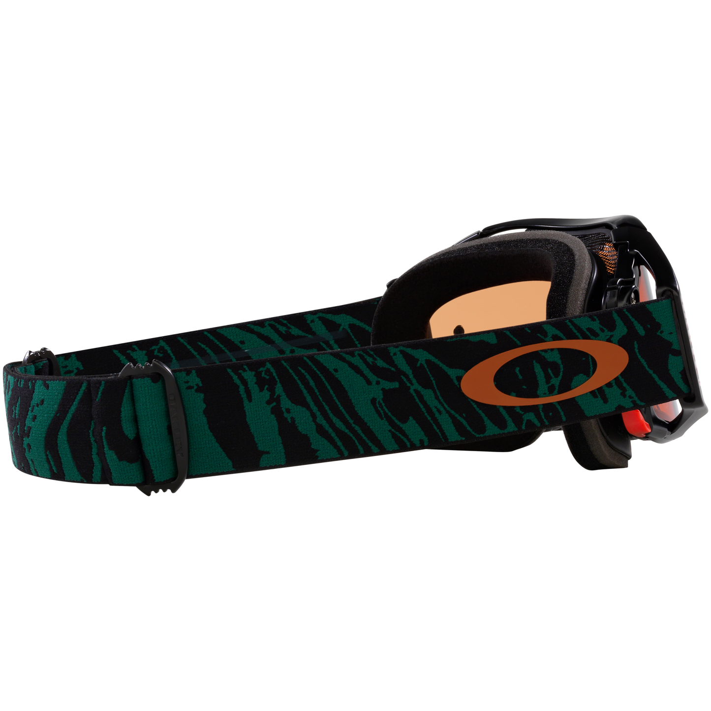 Oakley Airbrake MTB Goggles - One Size Fits Most -  Viridian Striped - Prizm MX Bronze Lens