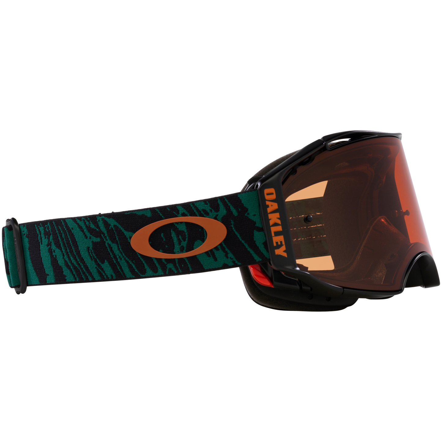 Oakley Airbrake MTB Goggles - One Size Fits Most -  Viridian Striped - Prizm MX Bronze Lens