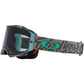 Oakley Airbrake MTB Goggles - One Size Fits Most - Troy Lee Designs Tactical Green - Light Grey Lens
