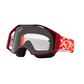 Oakley Airbrake MTB Goggles - One Size Fits Most -  Troy Lee Designs Red Lightning - Clear Lens