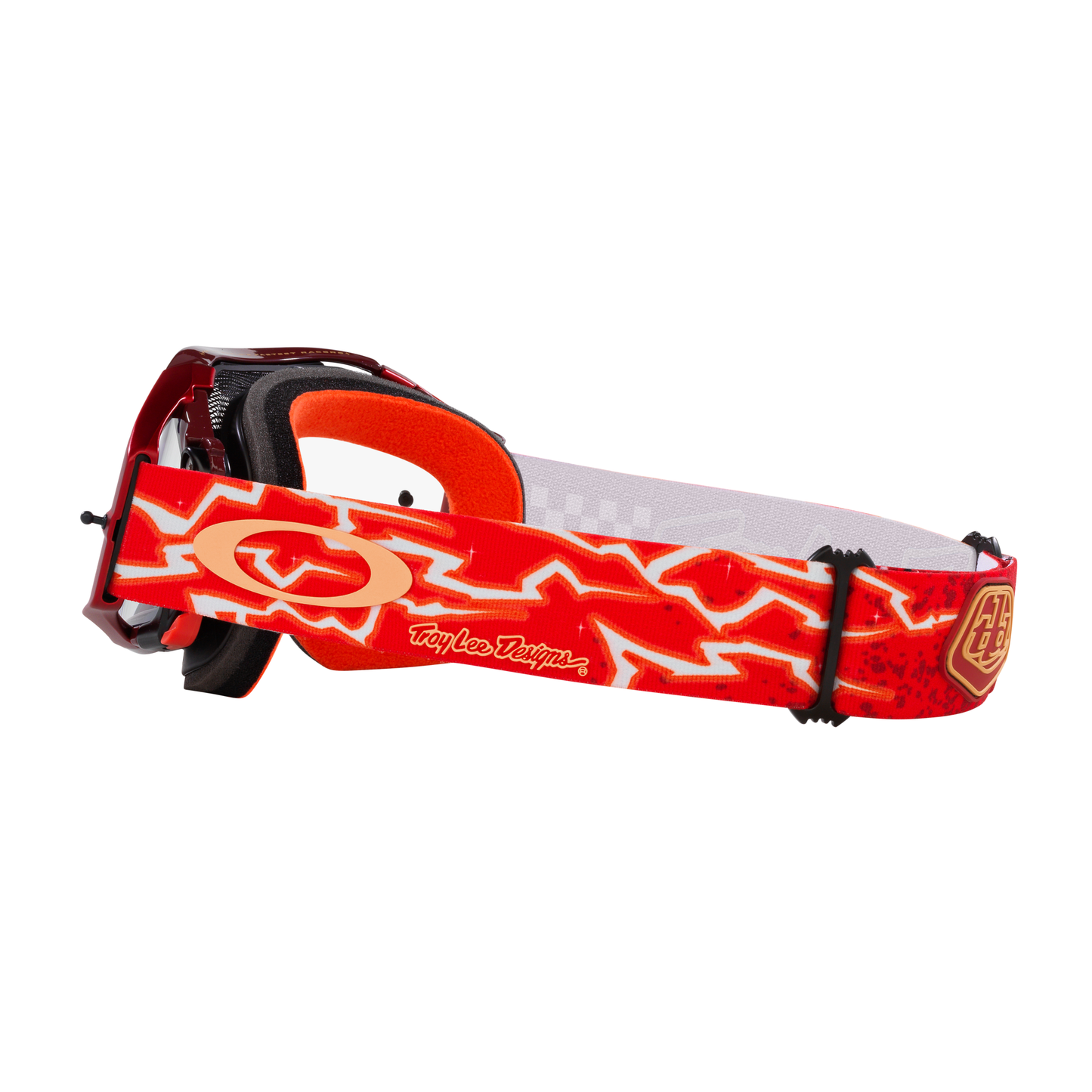 Oakley Airbrake MTB Goggles - One Size Fits Most -  Troy Lee Designs Red Lightning - Clear Lens