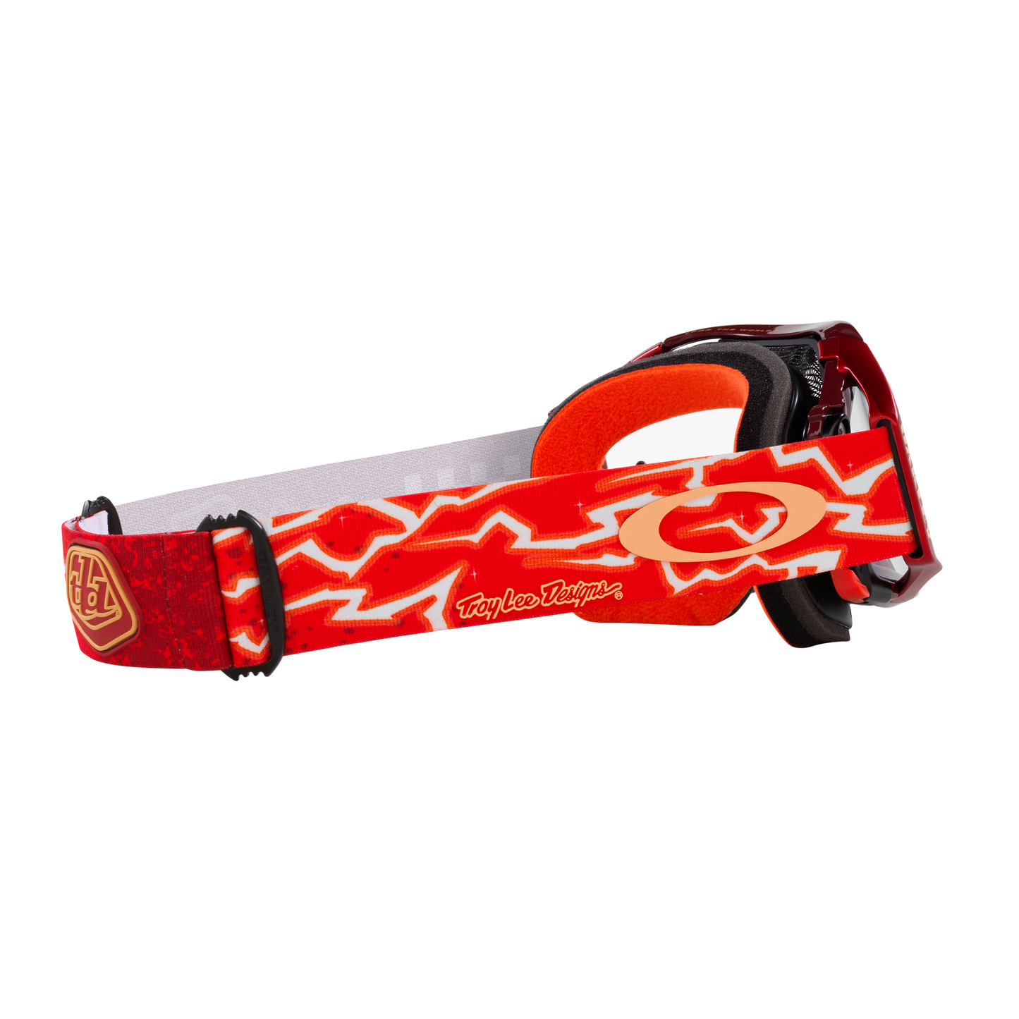 Oakley Airbrake MTB Goggles - One Size Fits Most -  Troy Lee Designs Red Lightning - Clear Lens