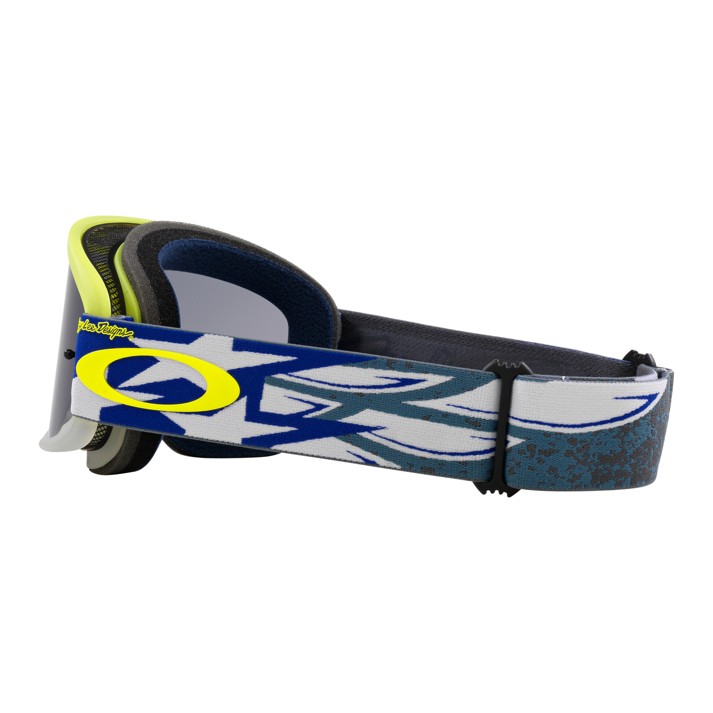 Oakley O Frame 2.0 Pro MTB Goggles - One Size Fits Most -  Troy Lee Designs Blue Wings - Dark Grey Lens