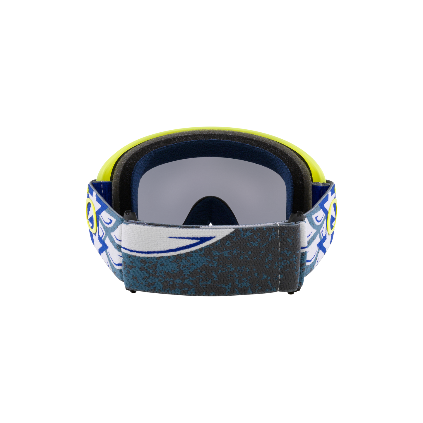 Oakley O Frame 2.0 Pro MTB Goggles - One Size Fits Most -  Troy Lee Designs Blue Wings - Dark Grey Lens