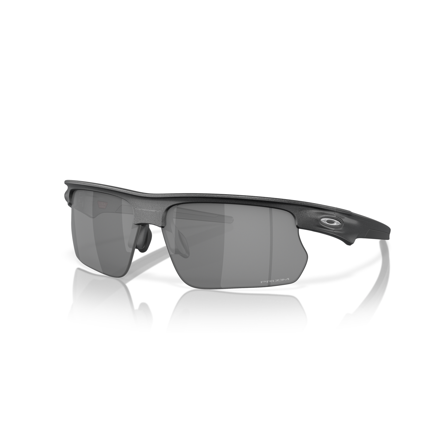 Oakley Bisphaera Sunglasses - L - 135mm - Steel Prizm Black Lens