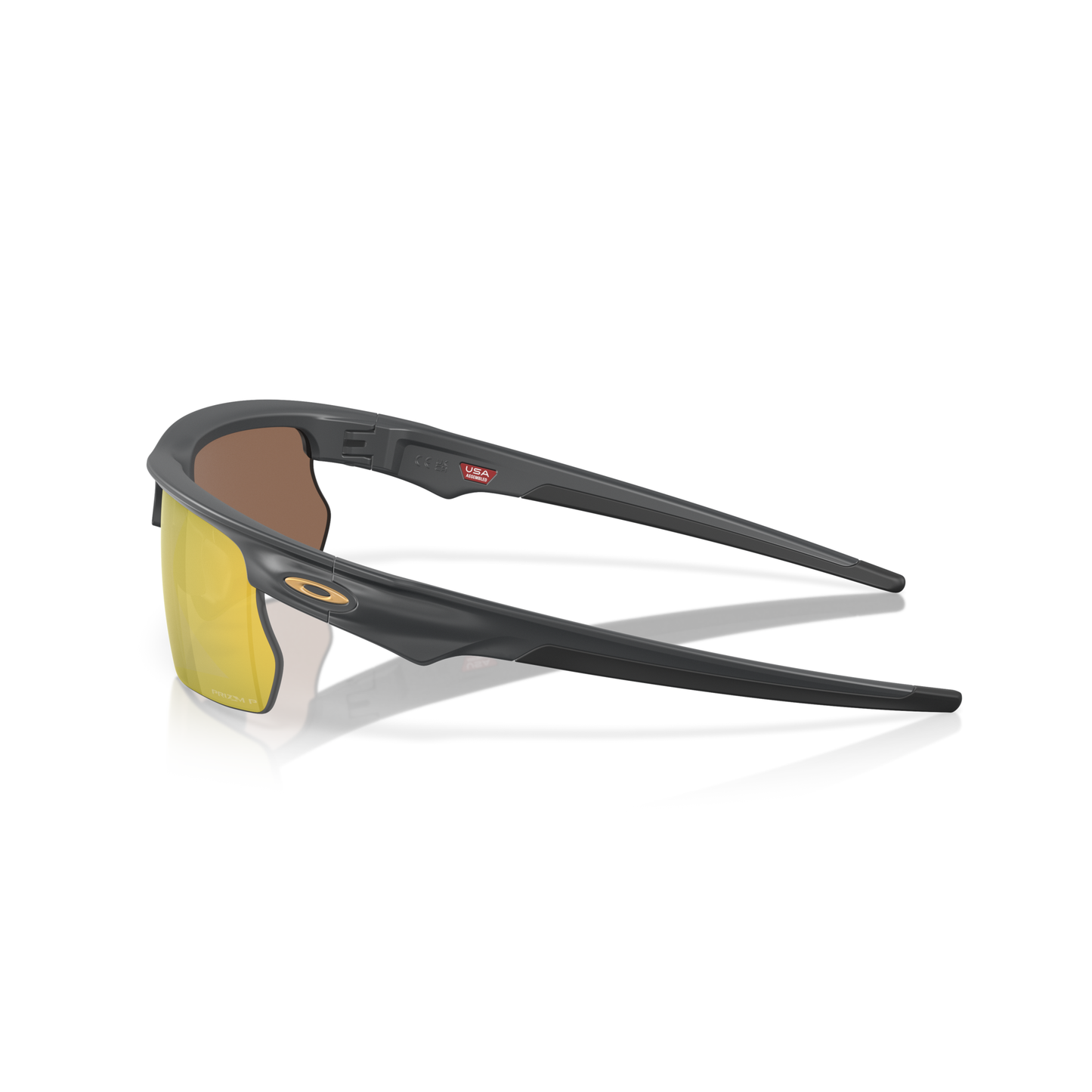 Oakley Bisphaera Sunglasses - L - 135mm - Matte Carbon Prizm 24k Polarized Lens