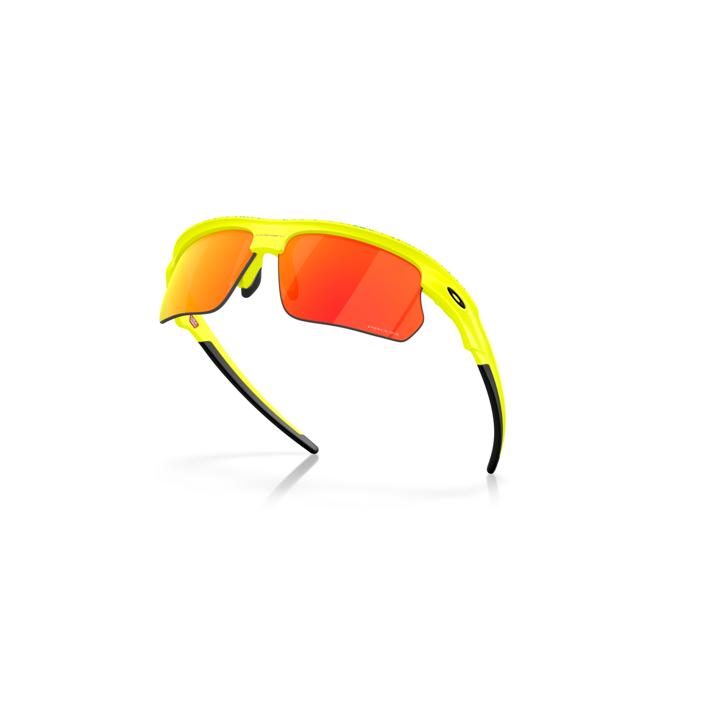 Oakley Bisphaera Sunglasses - L - 135mm - Matte Tennis Ball Yellow Celeste Neuron Prizm Ruby Lens