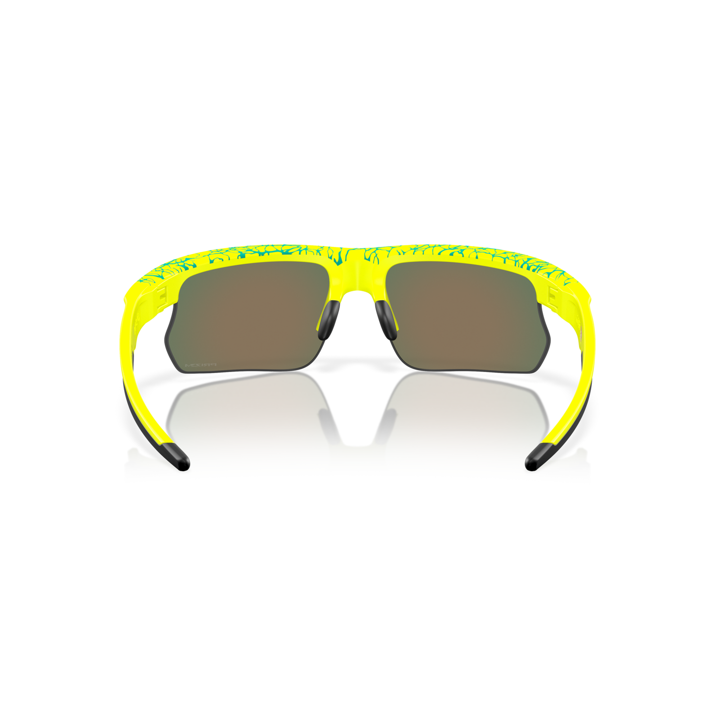 Oakley Bisphaera Sunglasses - L - 135mm - Matte Tennis Ball Yellow Celeste Neuron Prizm Ruby Lens