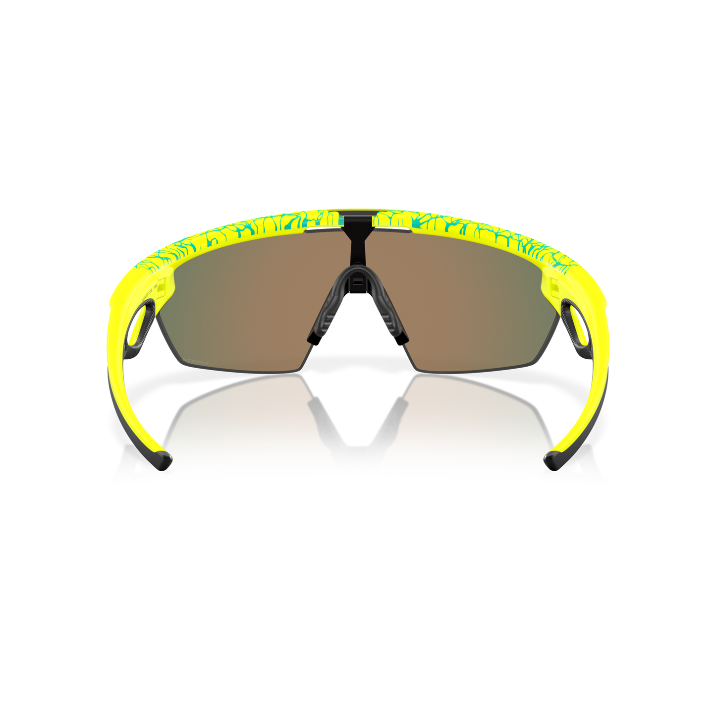 Oakley Sphaera Sunglasses - L - 134mm - Matte Tennis Ball Yellow Celeste Neuron Prizm Ruby Lens