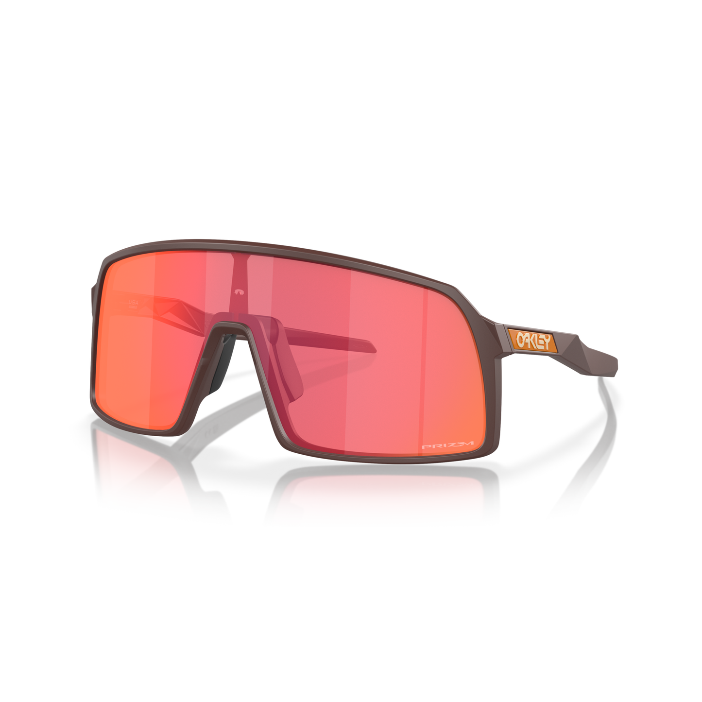 Oakley Sutro Sunglasses L 134mm Matte Grenache Prizm Trail Torch Lens