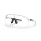Oakley Sutro Lite Sunglasses - M - 133mm - Matte White - Clear To Black Iridium Photochromic Lens
