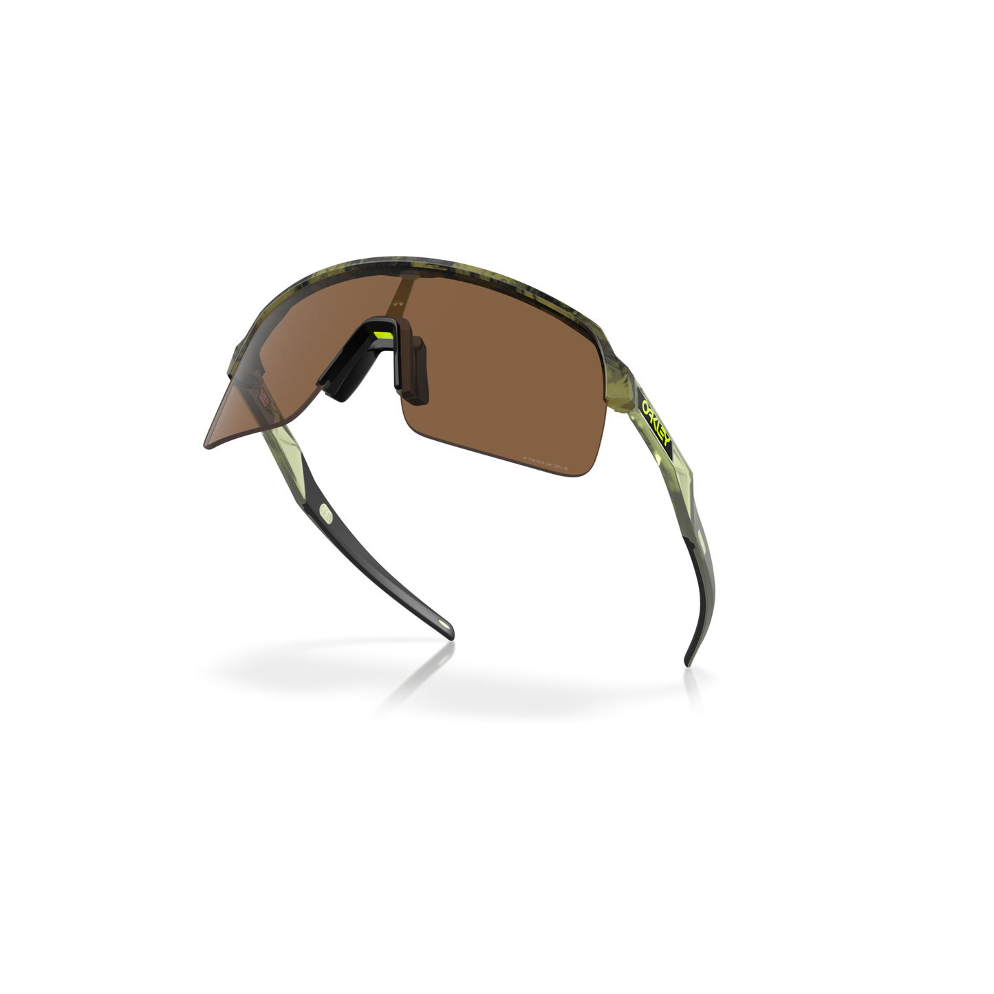 Oakley Sutro Lite Sunglasses - One Size Fits Most - Matte Transparent Fern Swirl - Prizm Bronze Lens