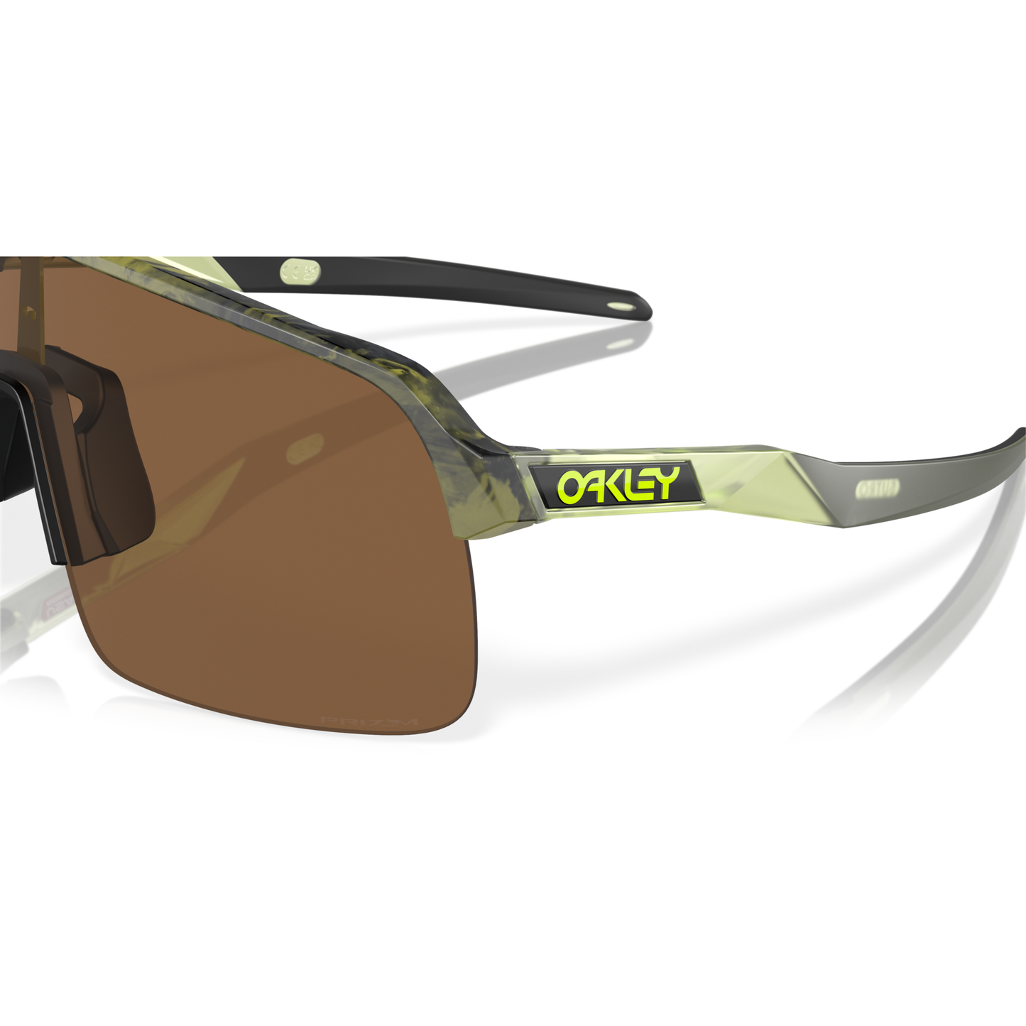Oakley Sutro Lite Sunglasses - One Size Fits Most - Matte Transparent Fern Swirl - Prizm Bronze Lens