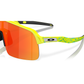 Oakley Sutro Lite Sunglasses - One Size Fits Most - Matte Tennis Ball Yellow Celeste Neuron - Prizm Ruby Lens