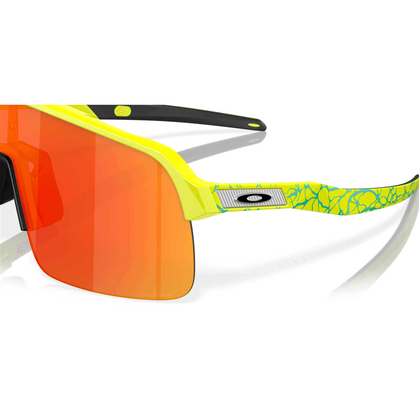 Oakley Sutro Lite Sunglasses - One Size Fits Most - Matte Tennis Ball Yellow Celeste Neuron - Prizm Ruby Lens