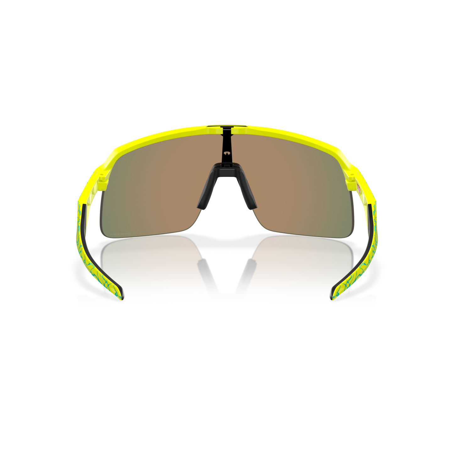 Oakley Sutro Lite Sunglasses - One Size Fits Most - Matte Tennis Ball Yellow Celeste Neuron - Prizm Ruby Lens