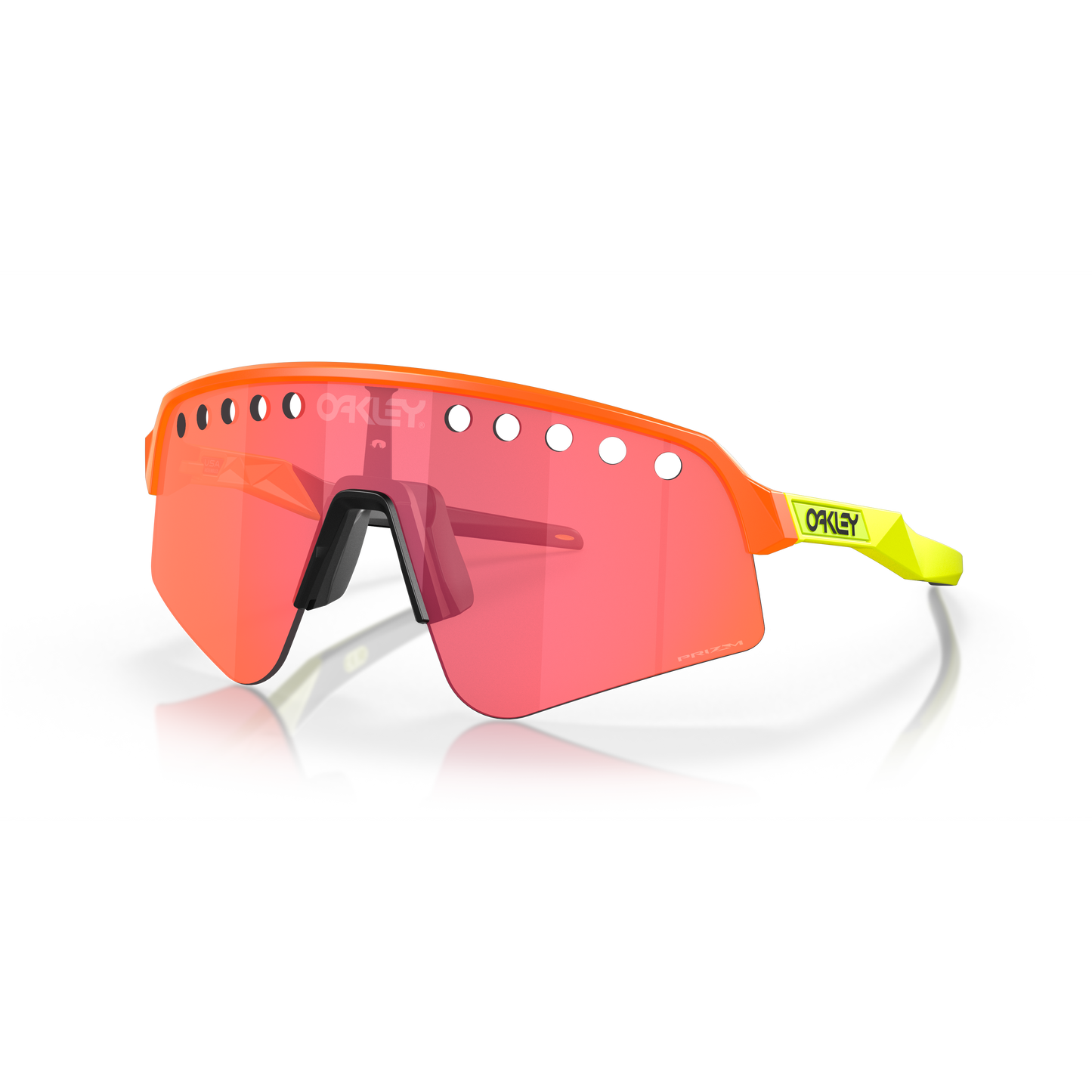 Oakley Sutro Lite Sweep Vented Sunglasses - M - 133mm - Orange - PRIZM Trail Torch Lens