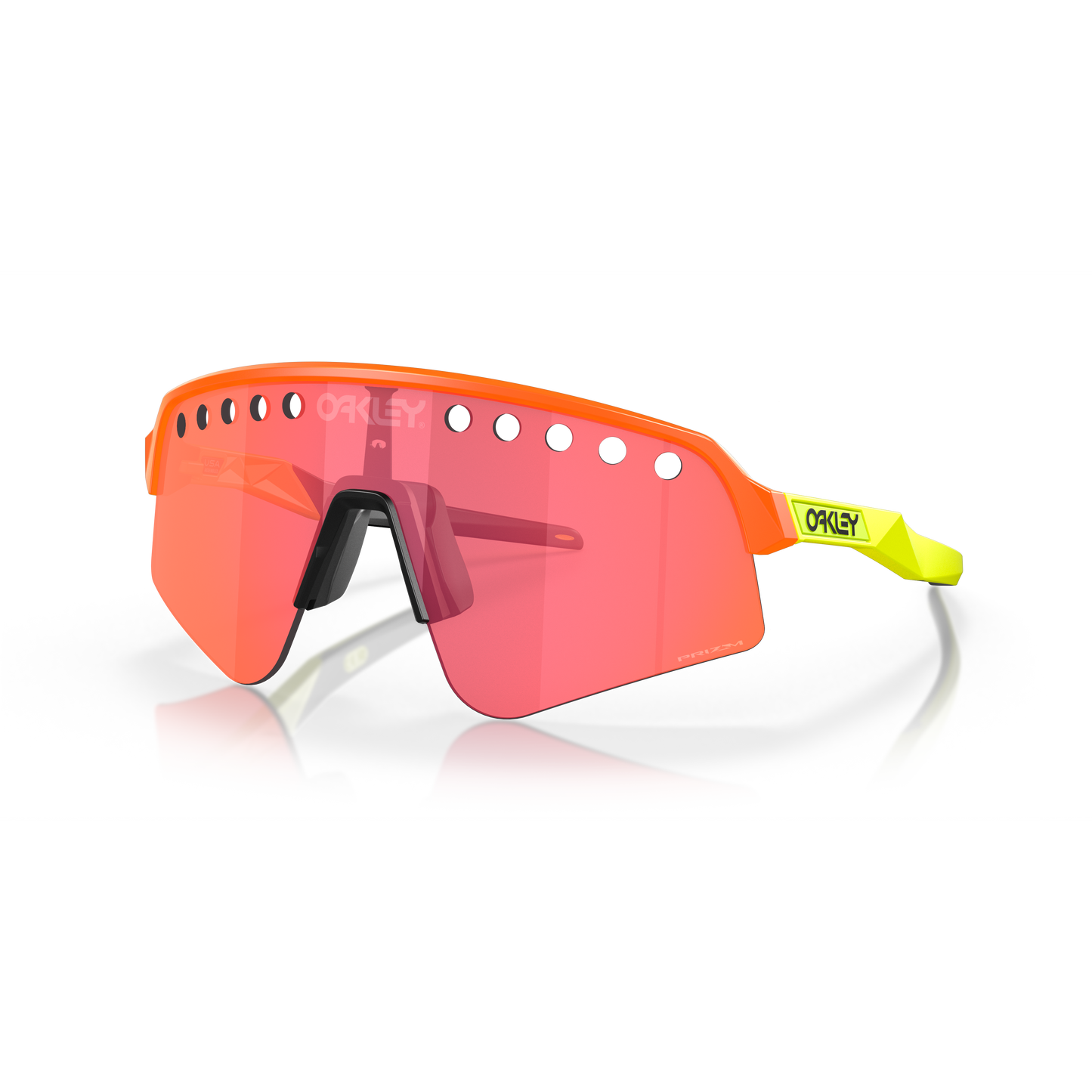 Oakley Sutro Lite Sweep Sunglasses - M - 133mm - Orange - PRIZM Trail Torch Vented Lens