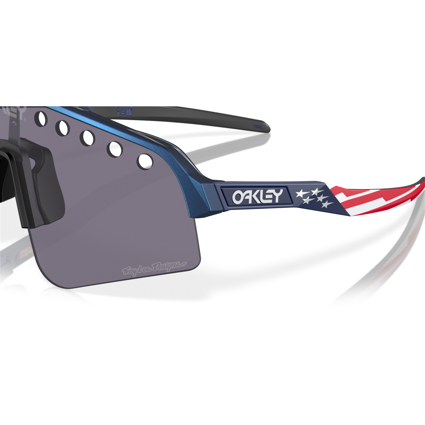 Oakley Sutro Lite Sweep Sunglasses - M - 133mm - Sweep Tld Blue Colorshift Prizm Grey Lens
