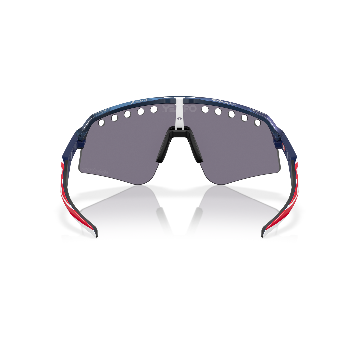 Oakley Sutro Lite Sweep Sunglasses - M - 133mm - Sweep Tld Blue Colorshift Prizm Grey Lens