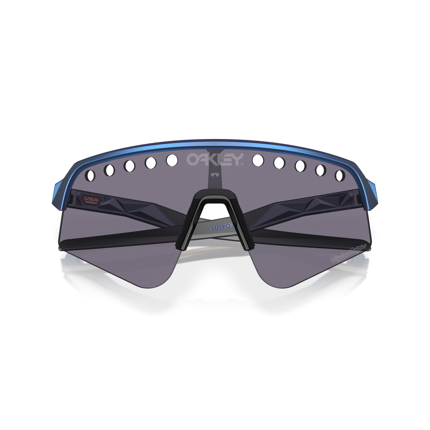 Oakley Sutro Lite Sweep Sunglasses - M - 133mm - Sweep Tld Blue Colorshift Prizm Grey Lens