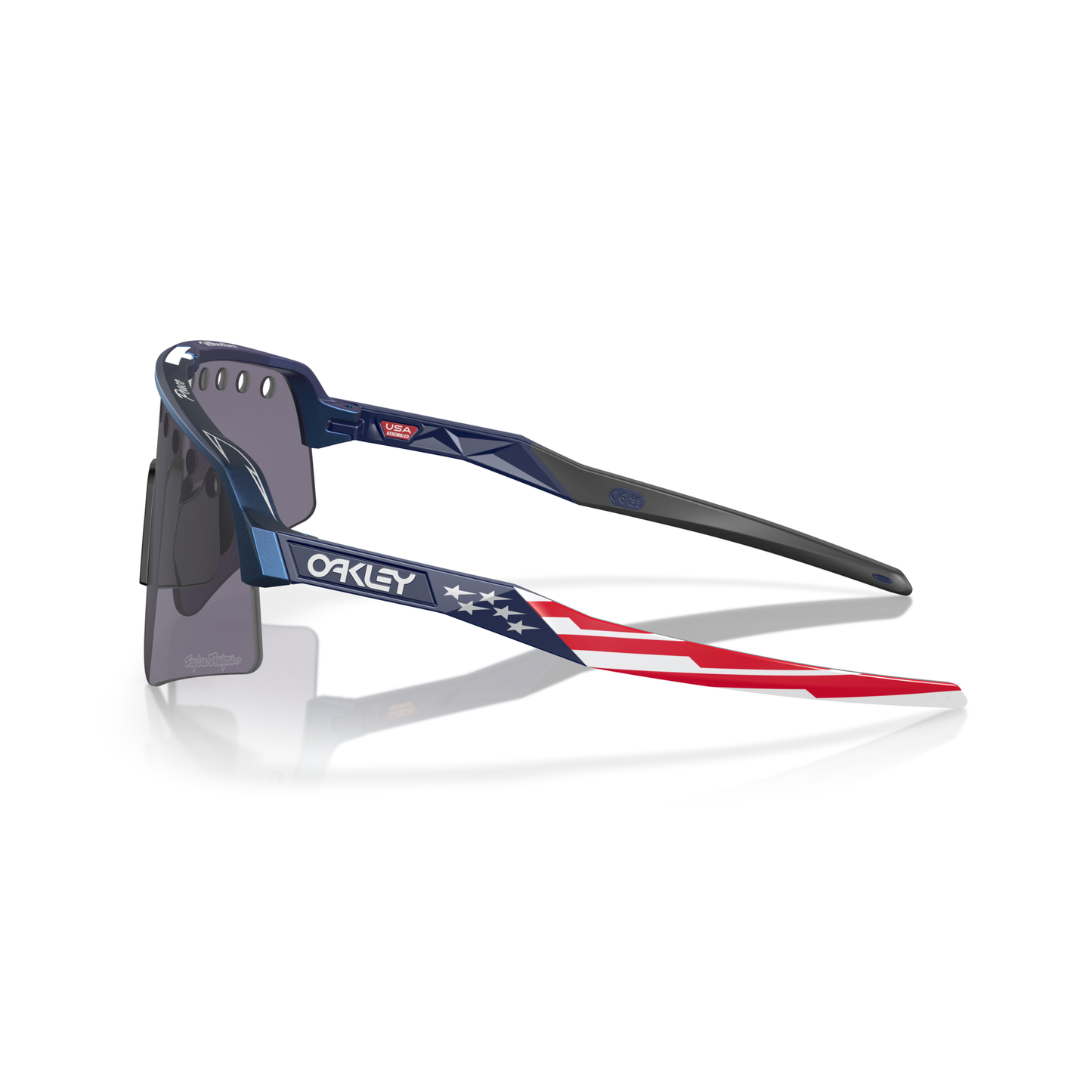Oakley Sutro Lite Sweep Sunglasses - M - 133mm - Sweep Tld Blue Colorshift Prizm Grey Lens