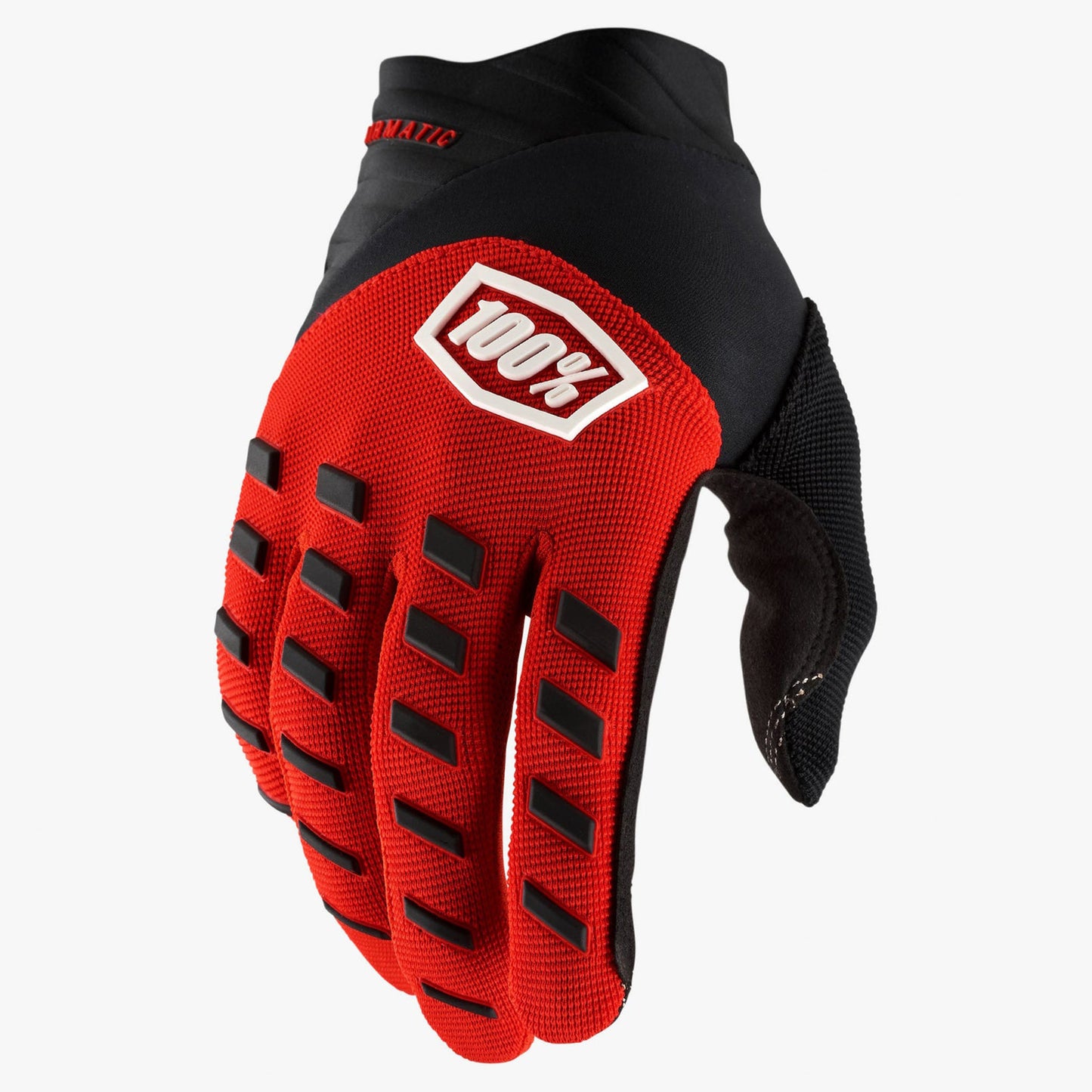 100% Airmatic Gloves - L - Red/Black - Image 1