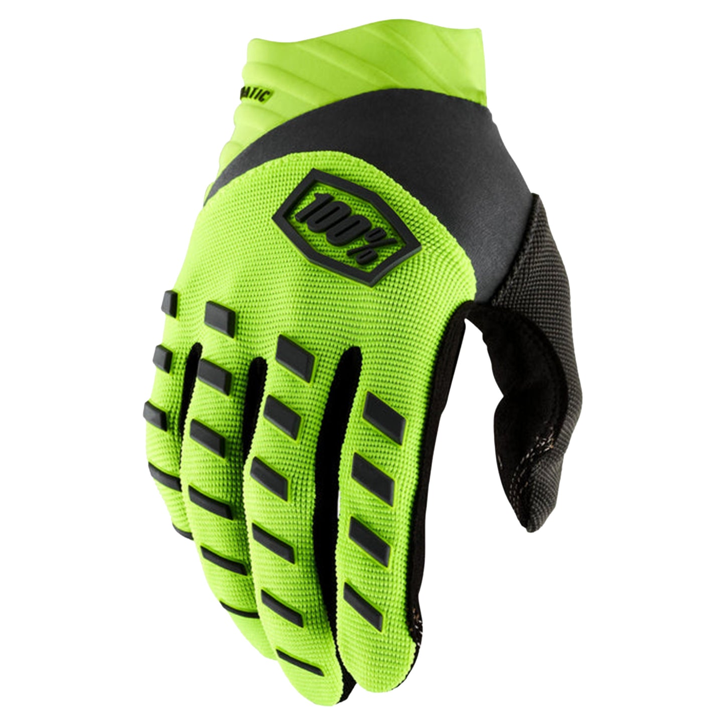 100% Airmatic Gloves - M - Fluo Yellow/Black - Image 1