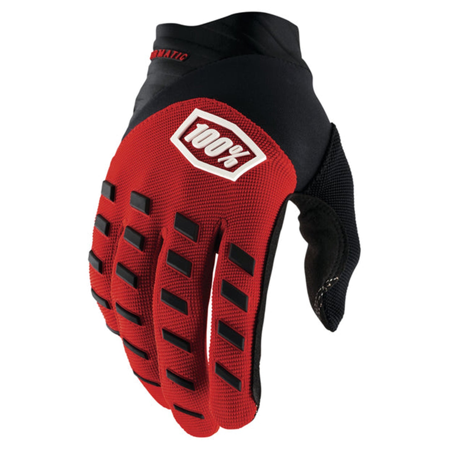 100% Airmatic Youth Gloves - S - Red/Black - Image 1