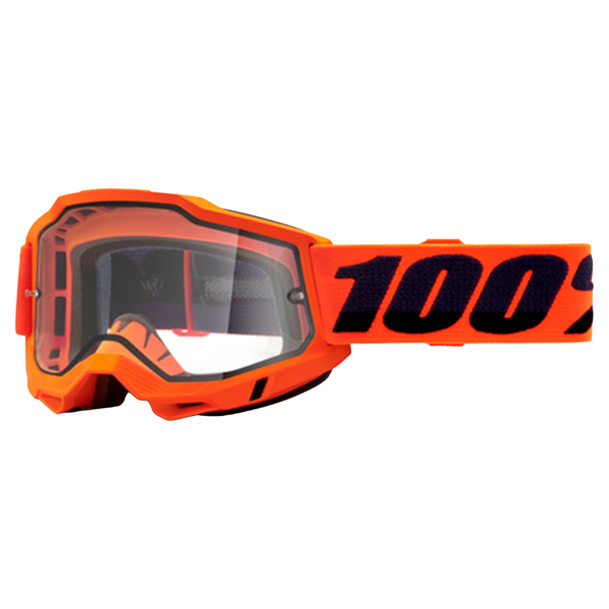 100 Percent Accuri 2 Enduro Goggles - One Size Fits Most - Orange - Clear Dual - Image 1