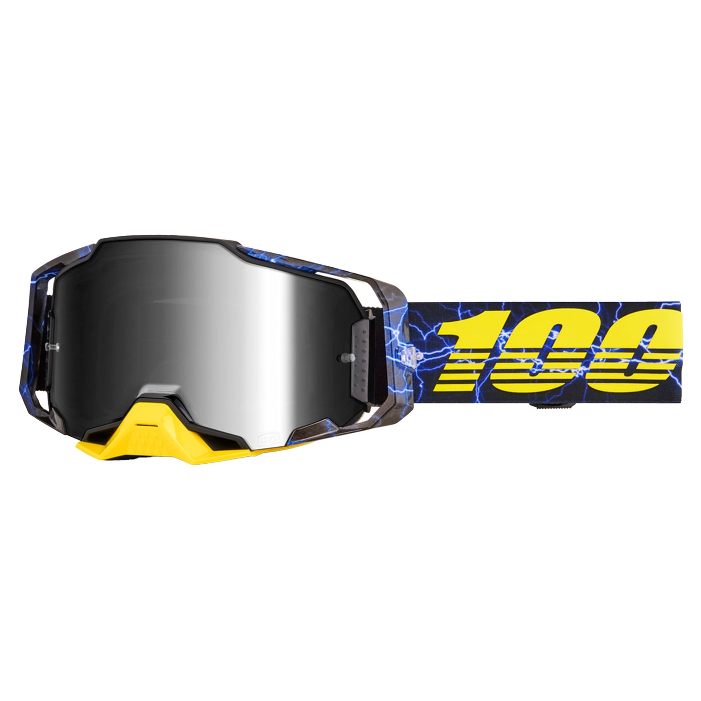100 Percent Armega Goggles - One Size Fits Most - Fury - Mirror Silver - Image 1