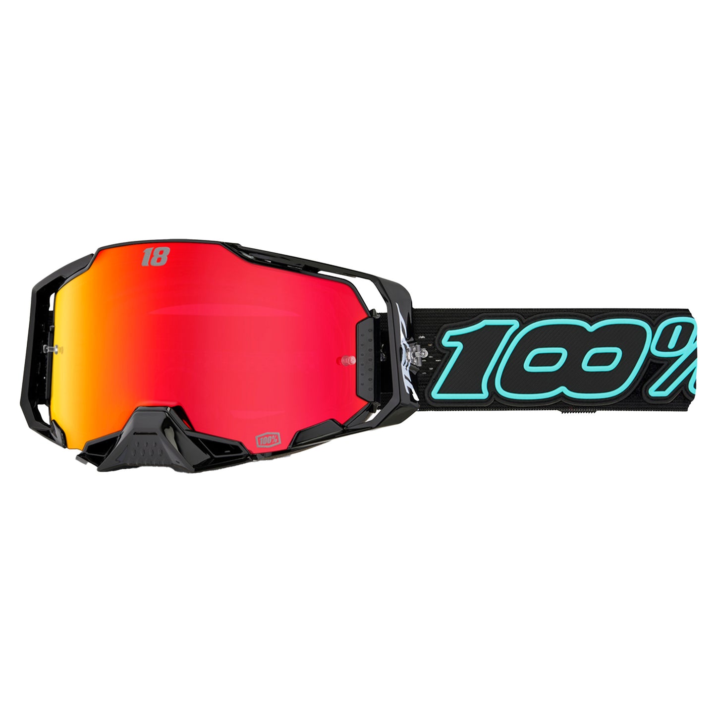 100 Percent Armega Hiper Goggles - One Size Fits Most - Jettpak Special - Mirror Red - Image 3