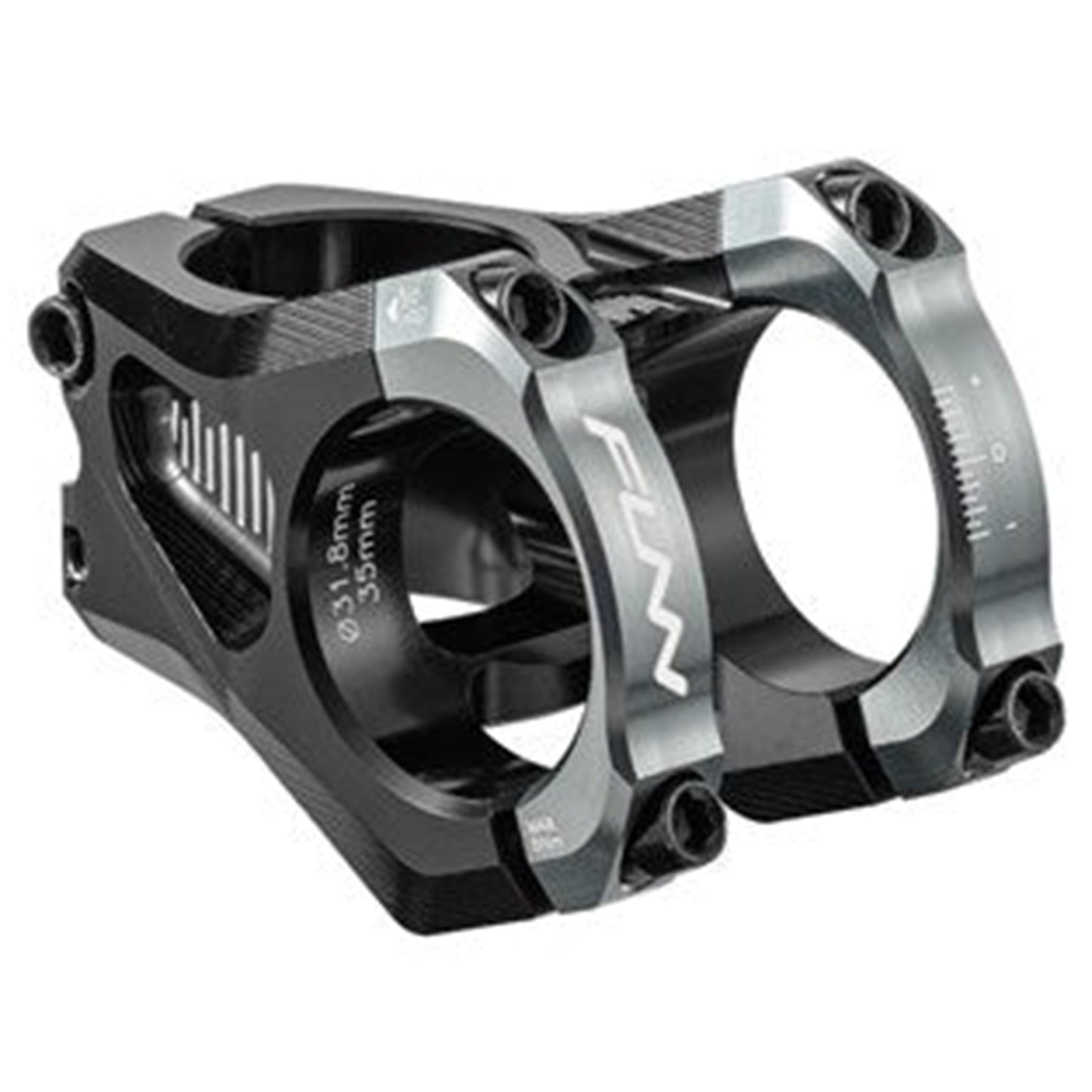 FUNN Equalizer Zero Stem - 1 1/8th Inch Steerer - 31.8mm - 35mm - 0 Degree - Grey