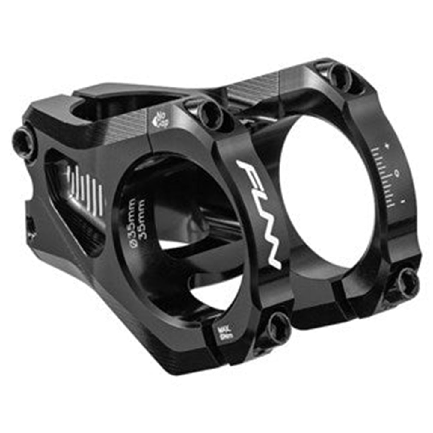 FUNN Equalizer Zero Stem - 1 1/8th Inch Steerer - 35mm - 35mm - 0 Degree - Black