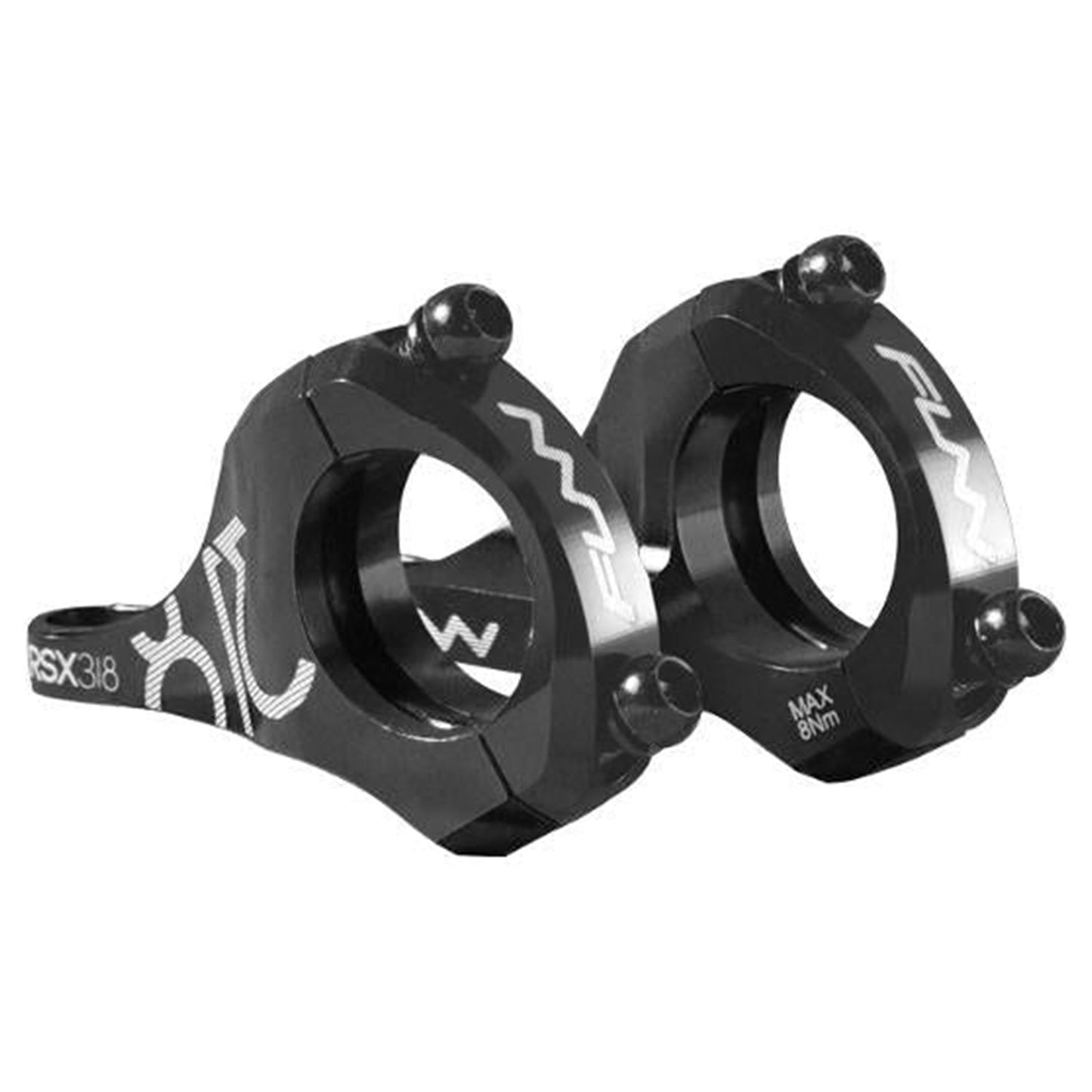 FUNN RSX Direct Mount Stem - 1 1/8th Inch Steerer - 31.8mm - 50mm - 20mm - Black