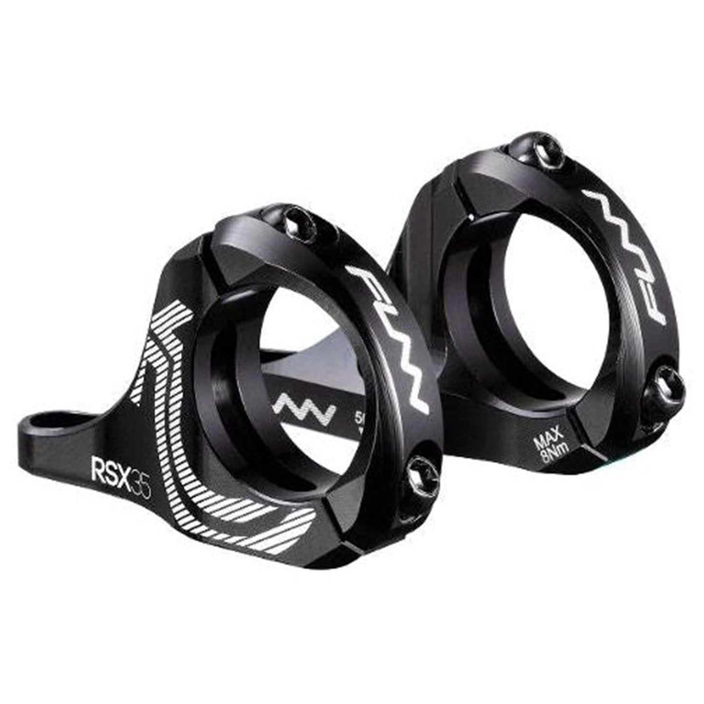 FUNN RSX Direct Mount Stem - 1 1/8th Inch Steerer - 31.8mm - 50mm - 30mm - Black
