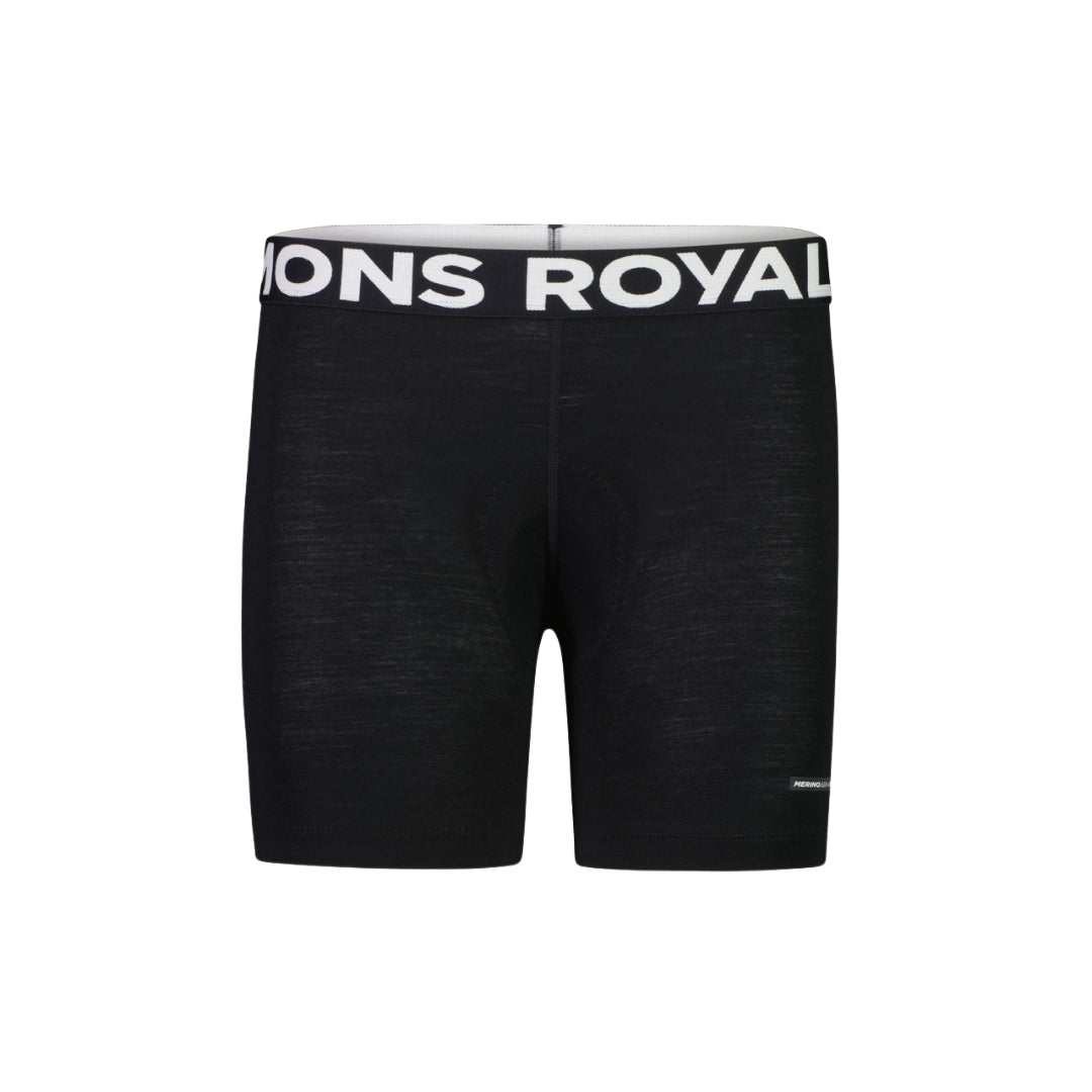 Mons Royale Women's Low Pro Merino Air-Con MTB Short Liner - Women's L - Black