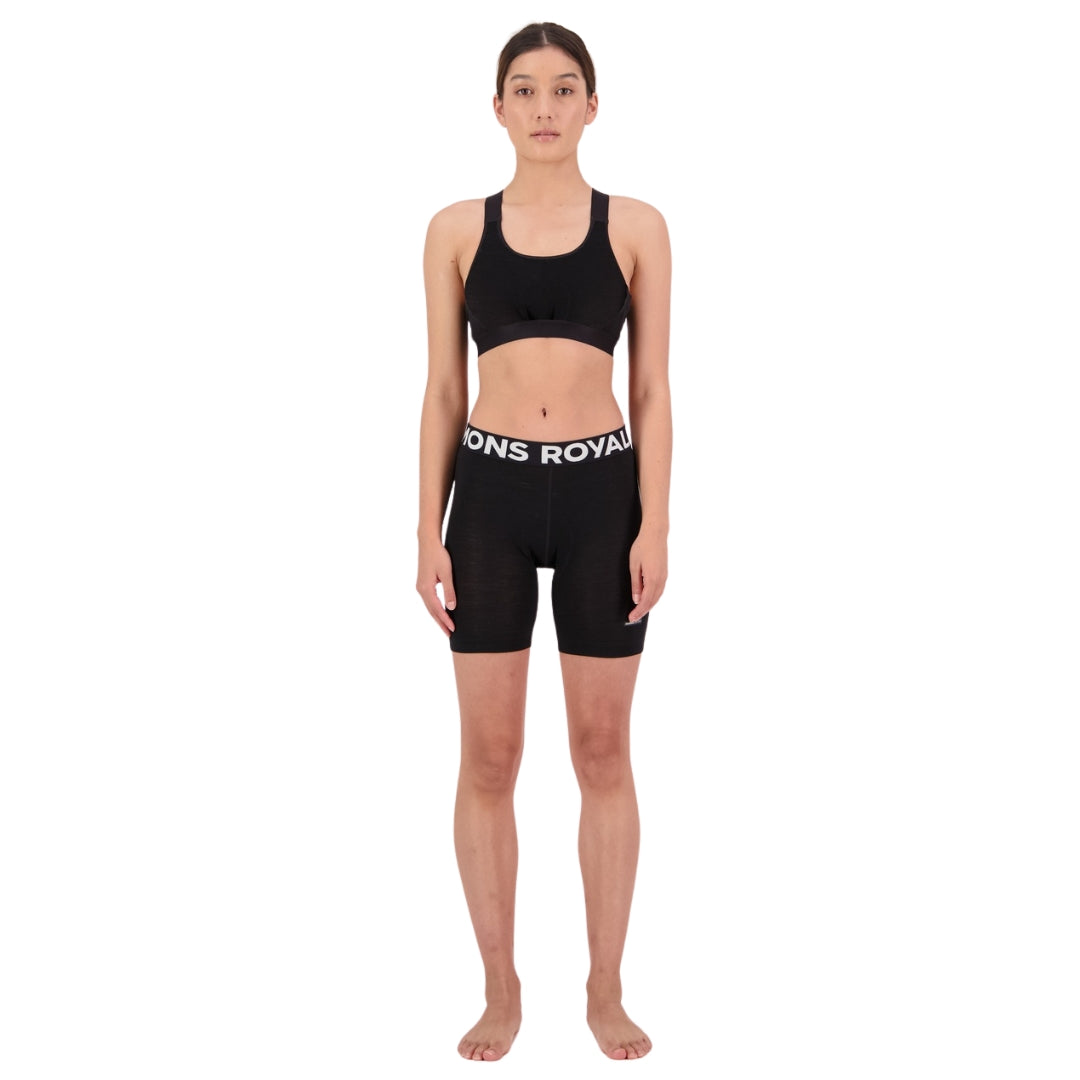 Mons Royale Women's Low Pro Merino Air-Con MTB Short Liner - Women's S - Black