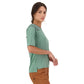 Mons Royale Diversion Merino Bike Short Sleeve Jersey - L - Thyme / Cypress